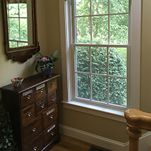 Nook With Mirror and Apothecary Cabinet